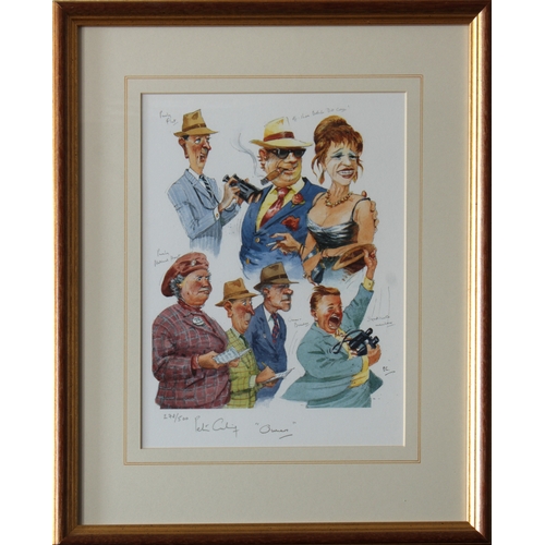 78 - Peter Curling (Irish, b.1955)'Lads', 'Jockeys', 'Trainers' and 'Owners', signed and numbered 278/500... 