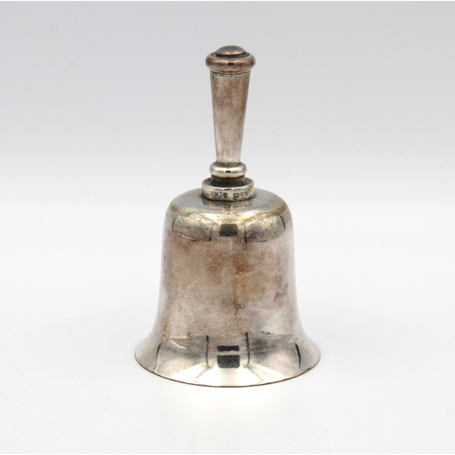 469 - A silver butler's bellGrey & Co, Chester, 1913,  10.5cm. high, weight 3.0 tr.oz.