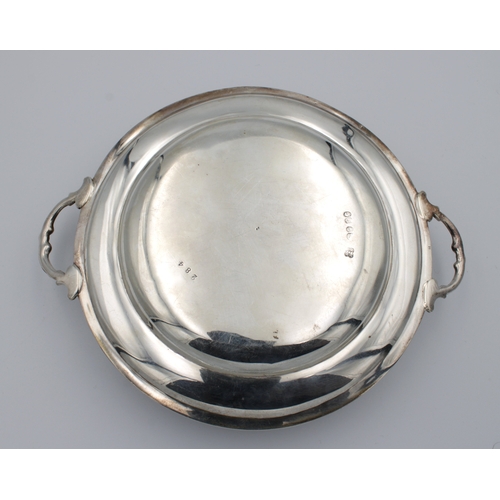 489 - A Victorian silver butter dishEdward & John Barnard, London, 1863, of circular twin handle form with... 