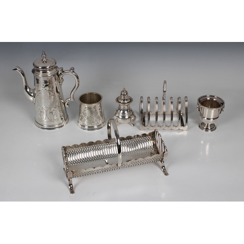 530 - A large collection of various silver plateto include coaster, dishes, condiment sets, jugs, vases, s... 