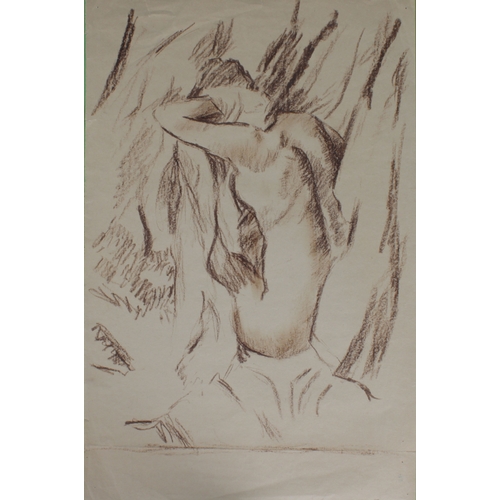 1015 - Rowland Suddaby (1912-1972)A group of watercolours to include: two life studies of female nudes, sti... 