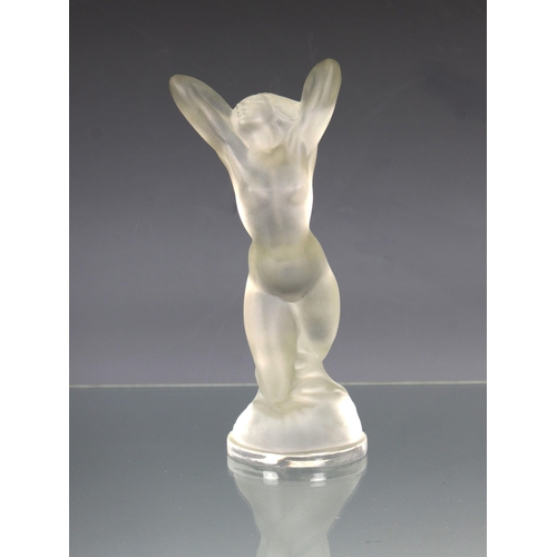 1064 - "Vitesse" a Rene Lalique, French, satin-frosted car mascot designed in 1929signed "R.... 