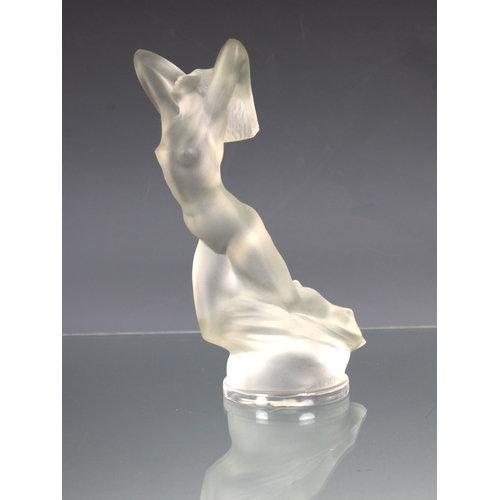 1064 - "Vitesse" a Rene Lalique, French, satin-frosted car mascot designed in 1929signed "R.... 