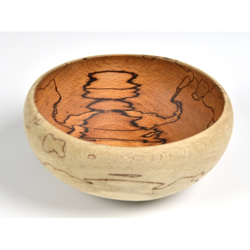 1113 - Ernst Gamperl (b.1965): a copper beech bowl,2006, signed to underside and numbered 183/06/160, appro... 