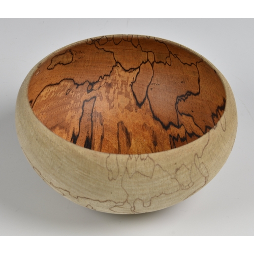 1113 - Ernst Gamperl (b.1965): a copper beech bowl,2006, signed to underside and numbered 183/06/160, appro... 