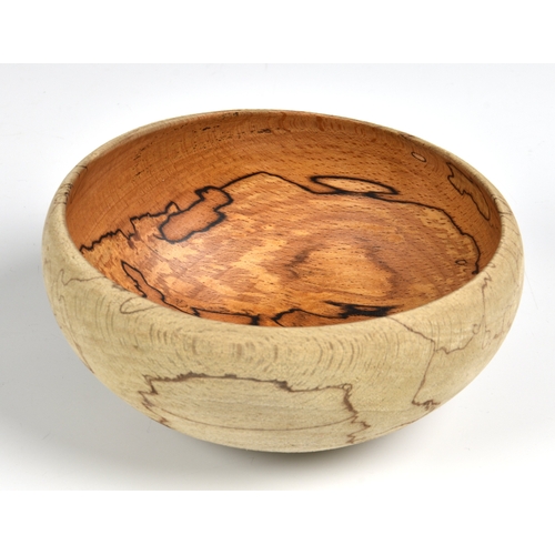 1113 - Ernst Gamperl (b.1965): a copper beech bowl,2006, signed to underside and numbered 183/06/160, appro... 