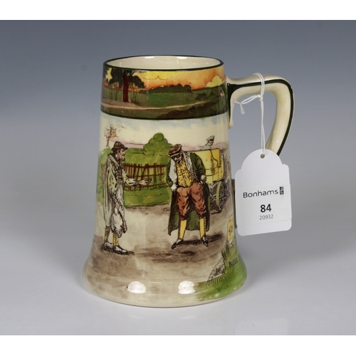 2041 - A Royal Doulton motoring "Series Ware" ceramic tankard titled "Blood Money", 190... 