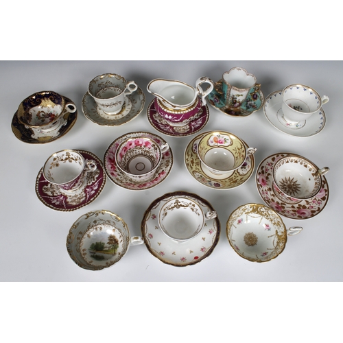 2109 - An early 19th century "Copeland Garrett Felspar porcelain late Spode" tea cup & saucer, ci... 