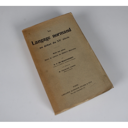 2197 - The Norman language at the beginning of the 20th century noted on site in the canton of Percy (Manch... 