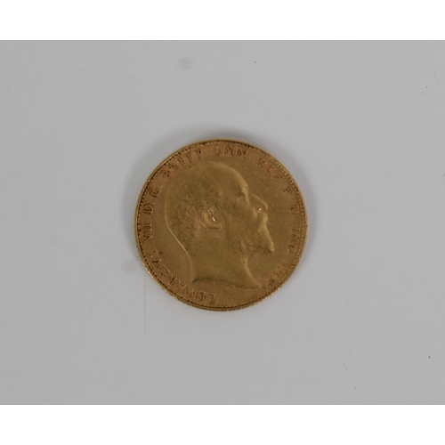 2262 - An Edwardian 1908 full gold sovereign.,