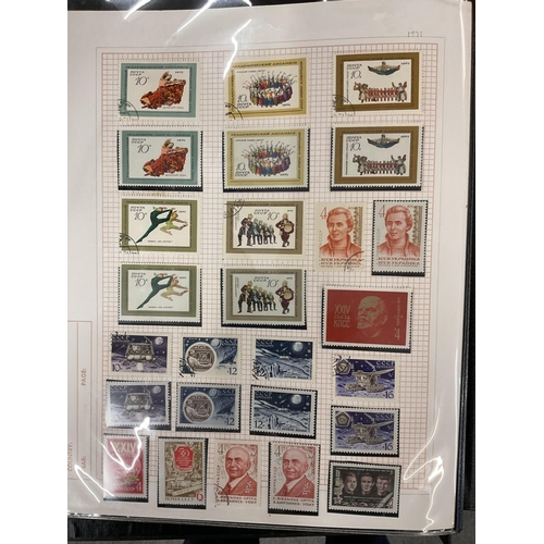 2275 - Philately interest - Stamps of Russia, contained within two Postal Commemorative Society  'World of ... 