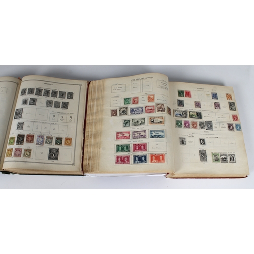 2285 - Two Stanley Gibbons Ideal Postage Stamp Albums, vol.1 to 1914, containing over 2,800 worldwide stamp... 