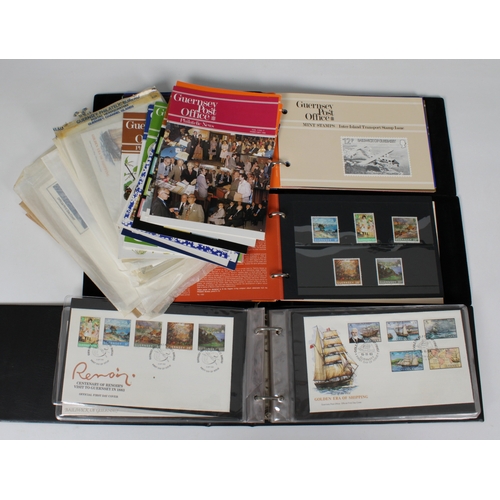 2286 - A collection of Channel Island mint stamps etc, held in binders, Guernsey - 1969-83; Jersey 1969-79;... 