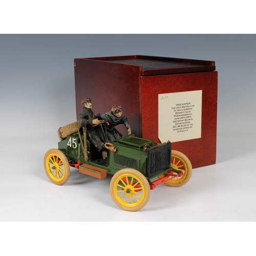 2320 - A limited edition Veteran & Vintage Models precision clockwork model of a 1902 Napier, "The onl... 