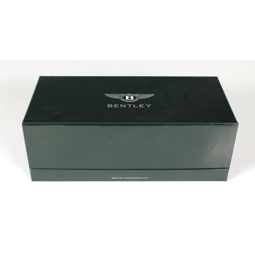 2323 - Minichamps 1/18 Scale Diecast  Bentley Continental GTC Dark Sapphire, boxed.