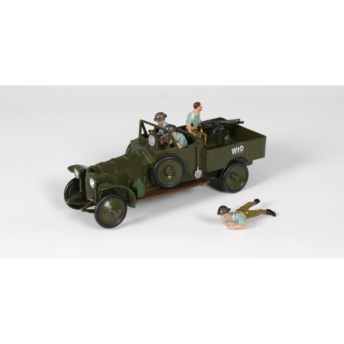 2459 - Britains Scale 54mm scale World War One Rolls-Royce Tender, four figures to include a machine Gunner... 