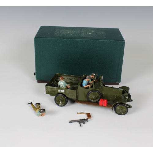 2459 - Britains Scale 54mm scale World War One Rolls-Royce Tender, four figures to include a machine Gunner... 