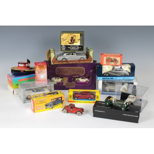 2462 - A group of vintage toy cars - To include an Italian Togi Alfa Romeo 159 No.4 Scala Alfa in red, toge... 