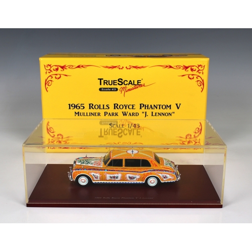 2490 - A Truescale Miniatures (TSM) 1/43 scale resin and diecast model of a John Lennon 1965 Rolls Royce Ph... 