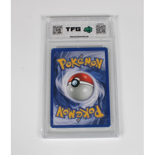 2538 - ALAKAZAM HOLO graded POKMON card 1999 Base set, Number 1/102 centering 10 edges 8 corners 8 surface... 