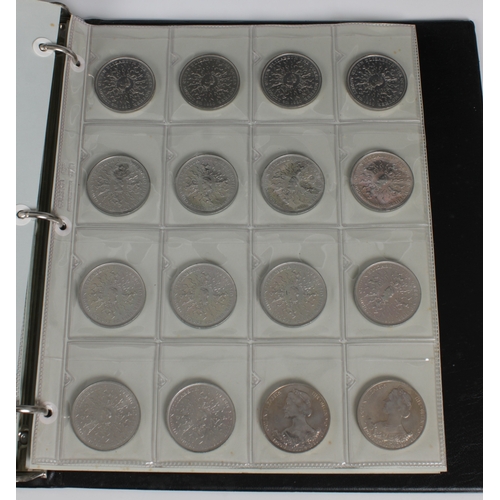 99 - Collector binder containing various vintage coinageto include Half Pennies, various years; various c... 