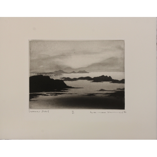 16 - NORMAN ACKROYD CBE RA (BRITISH, 1938-2024)   Summer Isles , A set of 12 etchings, loose but contai... 