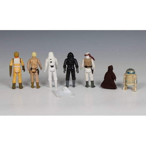 19 - Star Wars Figures - 7 Vintage Figures, unboxed