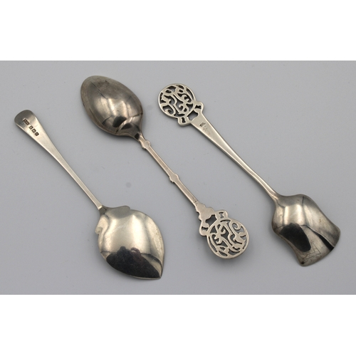 309 - Three silver Golf prize winning spoons inscribed 'C.M 1963 Bogey Foursomes R.U'; 'Vernon Bowl Runner... 