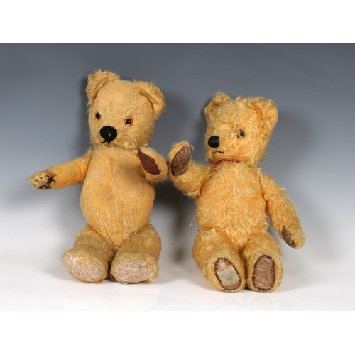 577 - Two well loved vintage Chad Valley Teddy Bears 15 inch. (2)