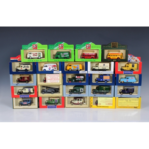 607 - A collection of twenty four Lledo 'Days Gone' and other die-cast vehicles of varying series and type... 