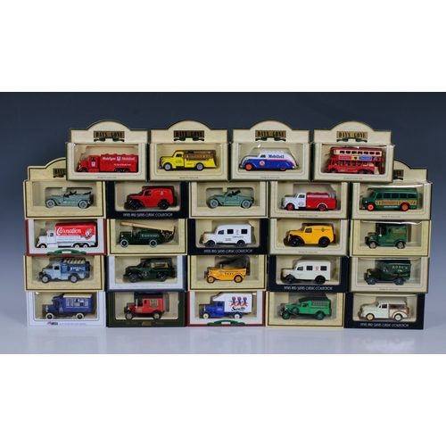 609 - A collection of twenty four Lledo 'Days Gone' and other die-cast vehicles of varying series and type... 