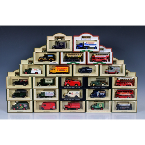 611 - A collection of twenty four Lledo 'Days Gone' and other die-cast vehicles of varying series and type... 