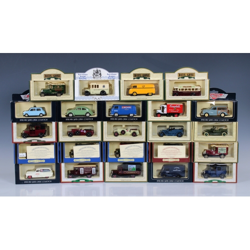 613 - A collection of twenty four Lledo 'Days Gone' and other die-cast vehicles of varying series and type... 