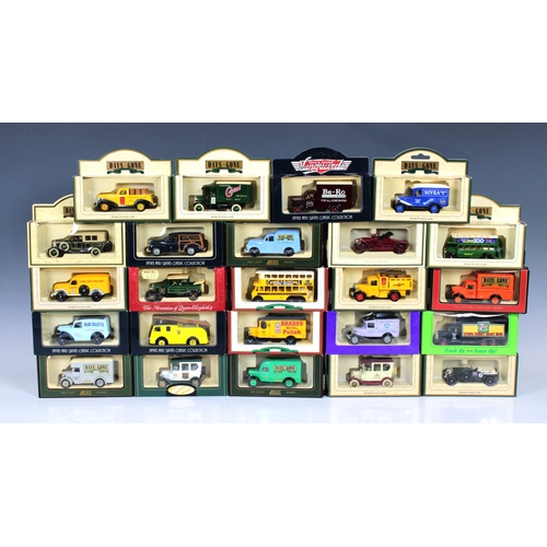 614 - A collection of twenty four Lledo 'Days Gone' and other die-cast vehicles of varying series and type... 