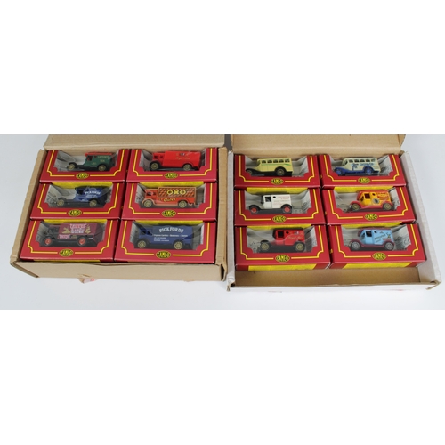 616 - A collection of various boxed die-cast cars - To include eighteen Cameo delivery vehicles together w... 