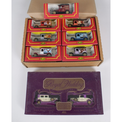 617 - A collection of various boxed die-cast cars - To include eighteen Cameo delivery vehicles together w... 