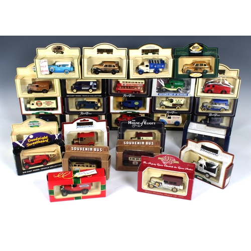 618 - A collection of twenty six boxed Lledo and other die-cast cars to include various series. (26)