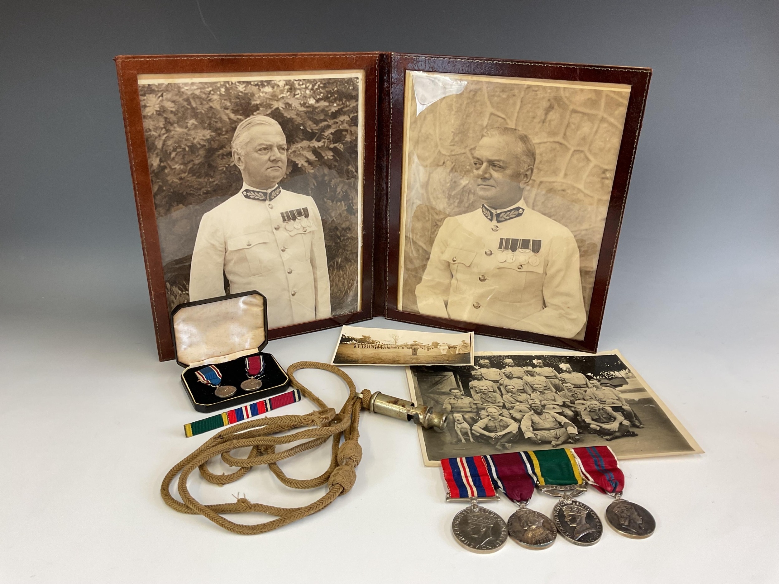 Medal group / ephemera and photographs relating to Captain Ralph H ...