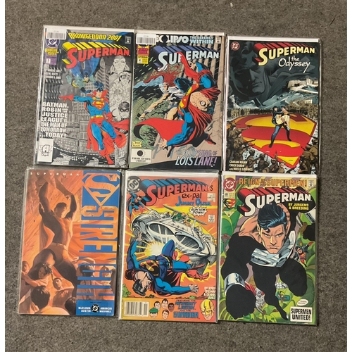 13 - A collection of DC Comics - Various Superman series, The Adventures of Superman - issues 6, 474, 502... 