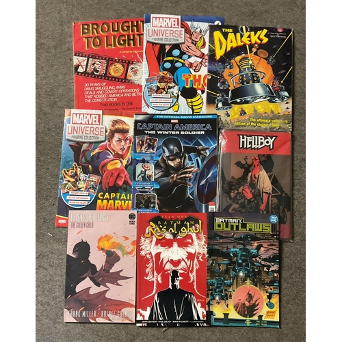 14 - A collection of various comic books, to include The Death of Captain Marvel, together with various o... 