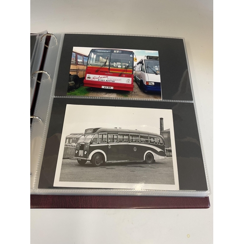 19 - A collection of Guernsey Bus photographs, housed in binder, approx 50.