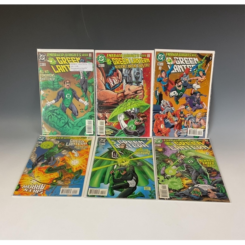 32 - Comic Books - green lantern (various series), to include Rebirth mini series 1-6 full story; Emerald... 