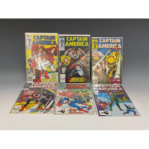 34 - Comic Books - Captain America No More! (Marvel), issues 332-350 complete story. (19)