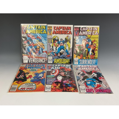 34 - Comic Books - Captain America No More! (Marvel), issues 332-350 complete story. (19)