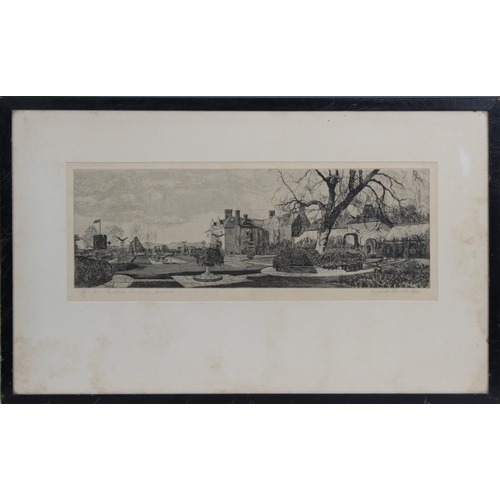 54 - F. Gremillet (French, early 20th century), Sacre Coeur, Paris, etching, signed and inscribed in penc... 