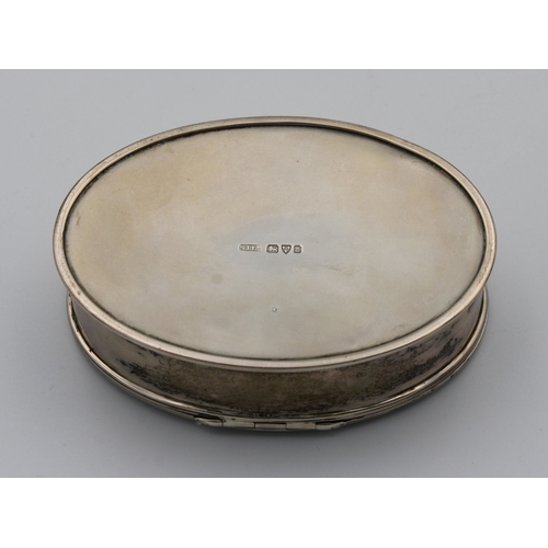 54 - The Honourable The Irish Society interest - Presentation silver tobacco / snuff box, Stokes & Irelan... 