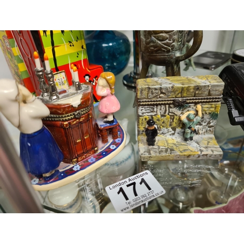 171 - Pair of The Jacob Rosenthal Judaica Collection Ornaments