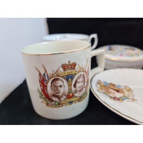 66 - Selection of Royalty China incl. Coronation of George VI