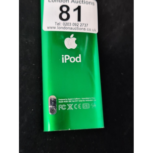 81 - Green Ipod Nano Model A1320