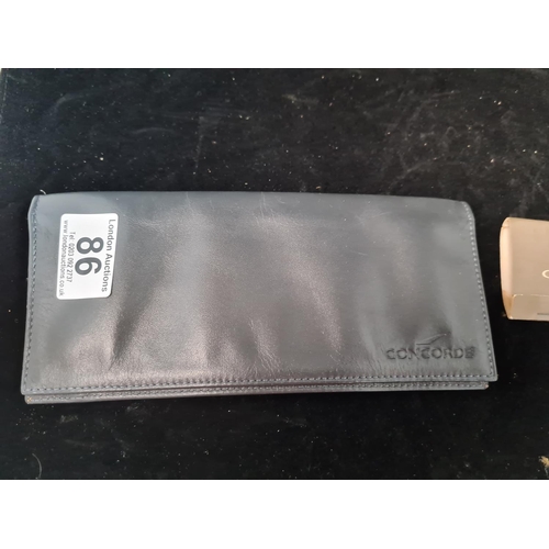 86 - Concorde Ticket Holder and Matchbox with Contents